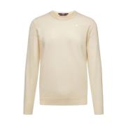 SEBASTIEN MERINO Creme Hvid Sweater