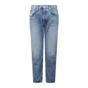 Korte straight-leg jeans