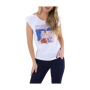 Santorini Grafisk T-shirt