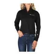 Dame Half Zip Bomuldssweatshirt