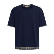 Ternet Blå-Sort T-Shirt