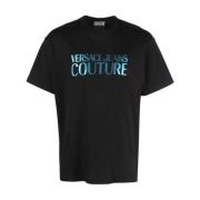 Sort T-shirt med Couture Branding