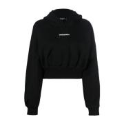 Sort Logo Cropped Hoodie