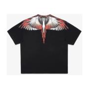 Icon Wings T-shirt Sort Koralfarvet