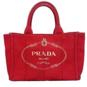 Pre-owned Canvas prada-tasker