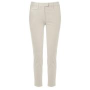 Beige Perfect Croppet Slim Chino Jeans