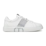 Strass og Oval T Sneakers