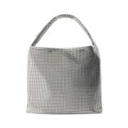 Pixel Tote Bag - Aluminium - Sølv
