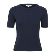 Blød og stilfuld Eamajapw Ts Top & T-shirt i mørkeblå