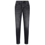 Midnight Blue Straight-Leg Bomuldsjeans