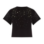 Scatter cropped T-shirt