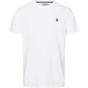 Blød og behagelig hvid Arjun T-shirt med logo