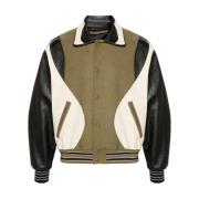 OLIVE `Robyn` Varsity Jacket