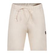 Ivory Bomuld Shorts