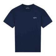 Refleksprint Polyester T-Shirt - Blå