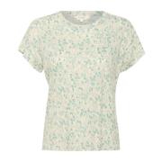 Grøn Spruce Mini Flower T-Shirt