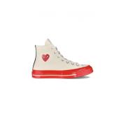 Rød Hjerte High-Top Sneakers