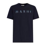 Marineblå Logo T-Shirt