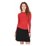 Dame Medium Rød Sweater