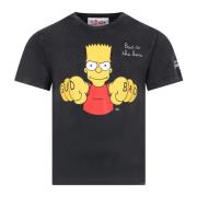Grå Bart Simpson T-Shirt