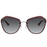 Burgundy/Grey Shaded Sunglasses