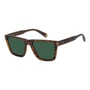 Mørk Havana/Grøn Solbriller