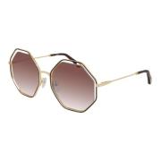 POPPY Sunglasses in Havana/Brown Shaded