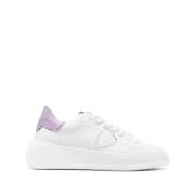 Hvide Sneakers Klassisk Stil