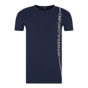 Bomuld Blandings Rund Hals Logo T-Shirt