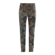 Laurie Kelly Regular Ml Trousers Regular 100899 25016 Grey Sand Print