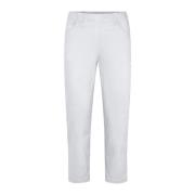 Laurie Patricia Pure Regular Crop Trousers Regular 100870 10000 White