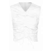 Gestuz Origamigz Top Bluser 10908961 Bright White