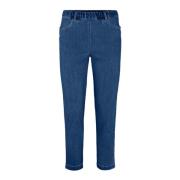 Laurie Patricia Pure Regular Crop Trousers Regular 101000 49401 Blue Denim