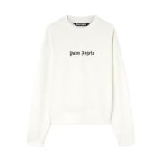 Logo Print Sweatshirt med Crew Neck