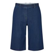 Laurie Phoebe Loose Shorts Trousers Loose 100780 44506 Medium Blue Denim