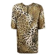 Leopard Print Silke T-Shirt