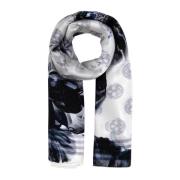 Printet silke Biker foulard