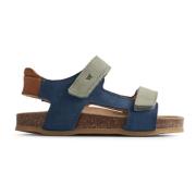 Wheat Footwear - Sandal Cork Open Toe Corey, WF430j - Blue
