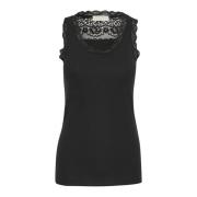 Cream Vanessa Top Toppe T-Shirts 10602820 Pitch Black