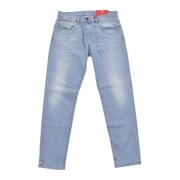 Blå Slim Fit Denim Jeans