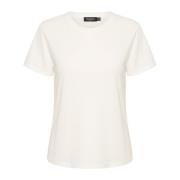 Soaked In Luxury Slcolumbine Crew-Neck T-Shirt Toppe & T-Shirts 30404678 Broken White
