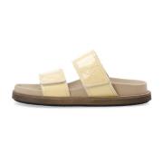 Velcro Slide Patent Sandal - Lys Gul