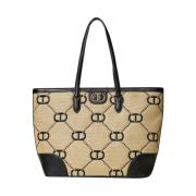 Sort Logo Jacquard Shopper Taske