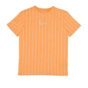 Pinstripe Orange/Off White T-Shirt