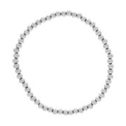 Passion Waterproof Elastic Ball Bracelet Silver Plating