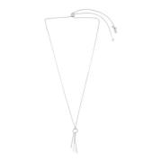 Audrey Simple Glow Pearl Necklace Silver Plating