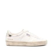 Vintage Hvide Læder Sneakers