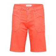 Cream Crann Twill Shorts- Coco Fit Shorts Knickers 10612270 Hot Coral