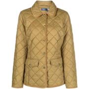 Beige Isoleret Dunfrakke Casual