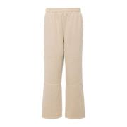 Beige Bomuld Jogging Loose-Fit Bukser